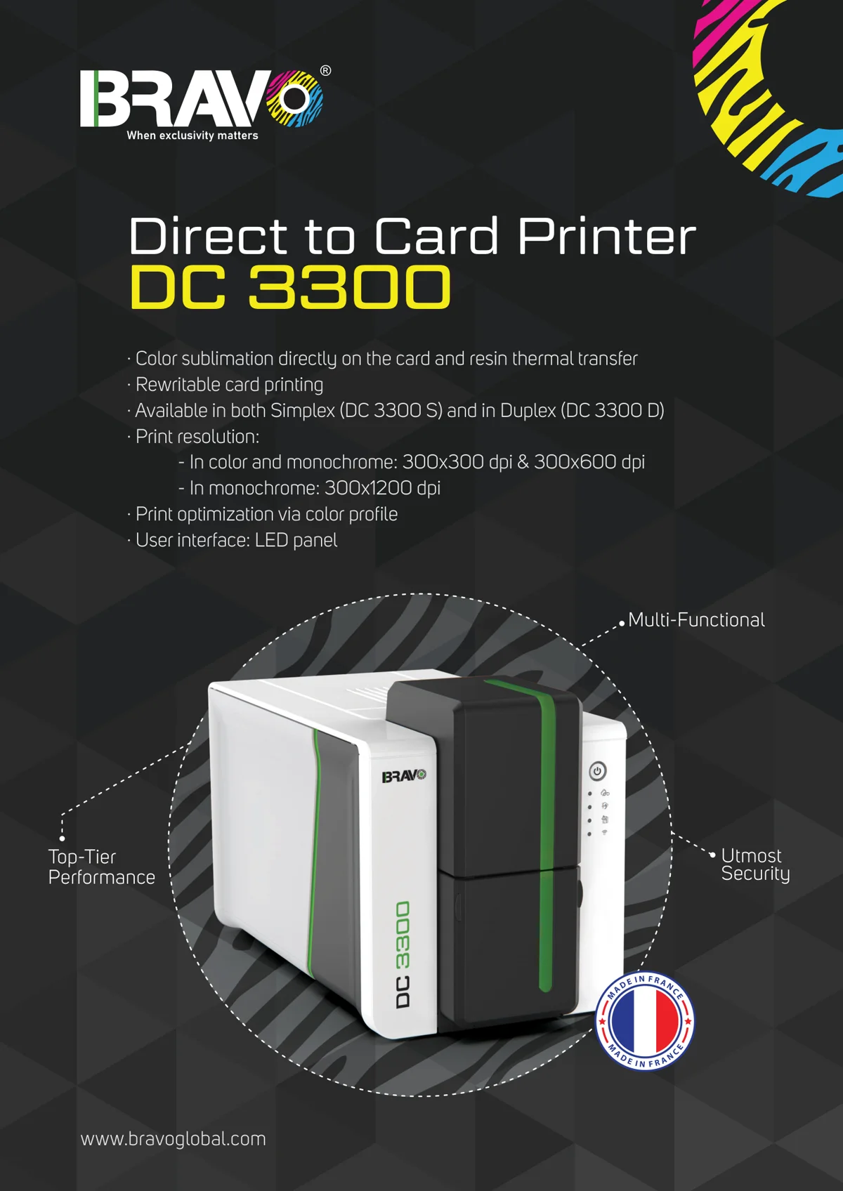 Bravo DC 3300 direct-to-card printer — UAE